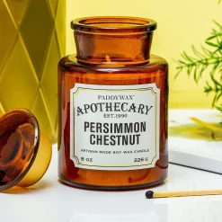 Apothecary geurkaars – Persimmon & Chestnut