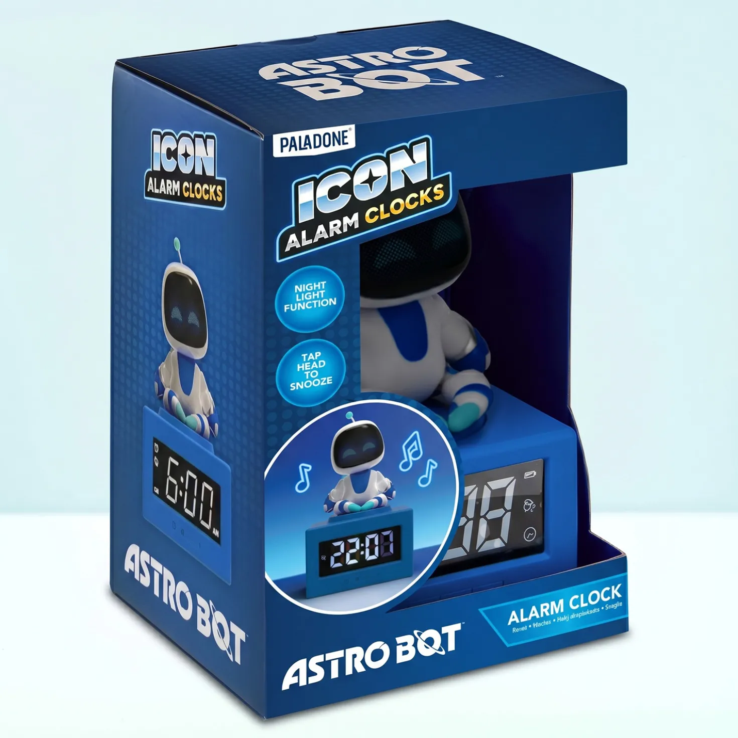 Astro Bot digitale wekker
