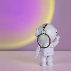 Astronaut sleutelhanger met lampje