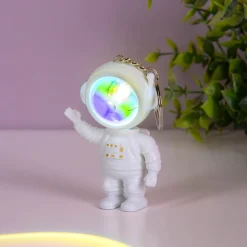 Astronaut sleutelhanger met lampje
