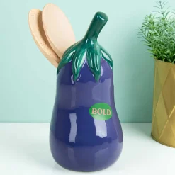 Aubergine kookgereihouder