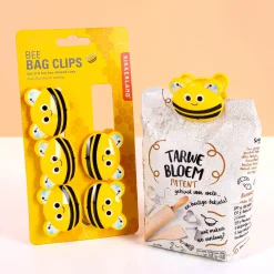 Bijen bag clips (set van 6)
