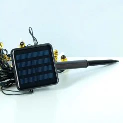 Bijen lichtsnoer op zonne-energie