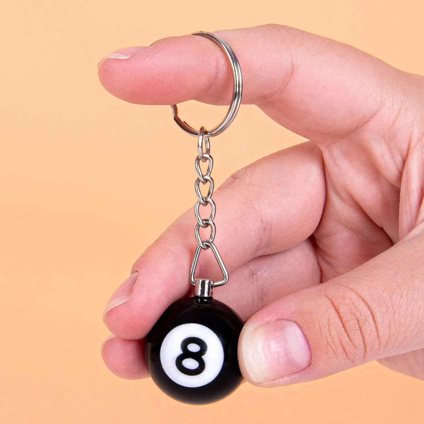 Biljartbal sleutelhanger