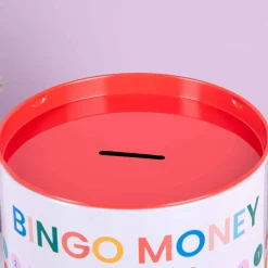 Bingo spaarblik met stift