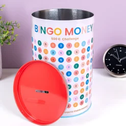 Bingo spaarblik met stift