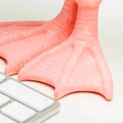 Bloempot met flamingopoten