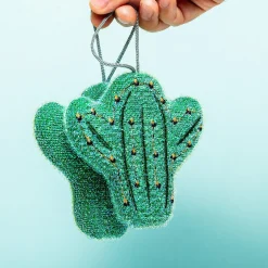 Cactus schuursponsjes (set van 2)