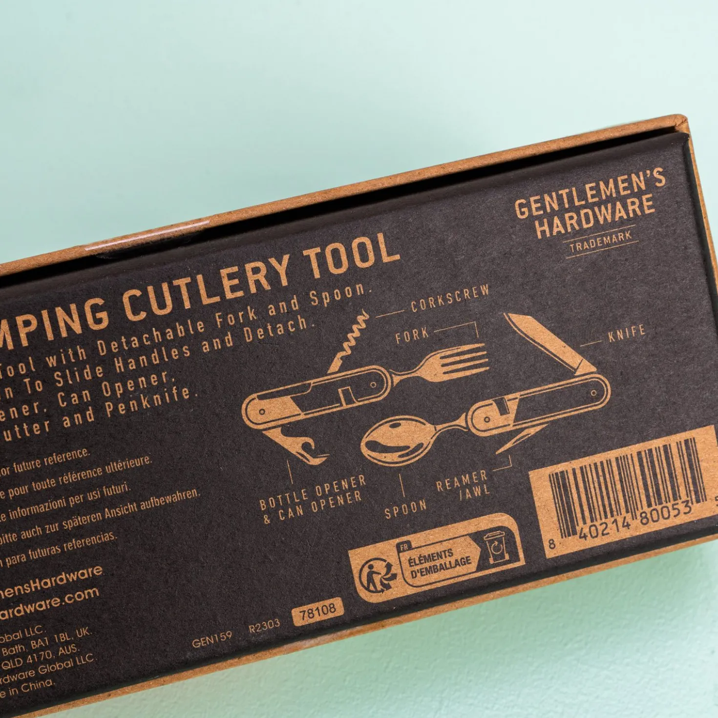 Camping bestek multitool