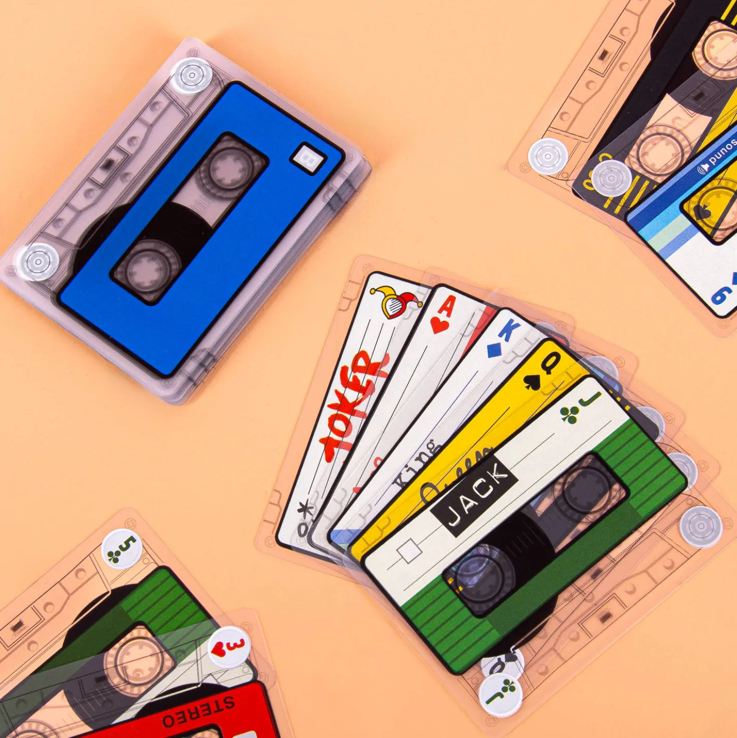 Cassettebandjes kaartspel