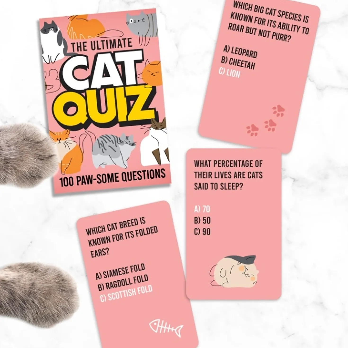 Cat Quiz kaarten