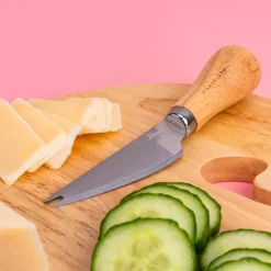 Champignon snijplank met kaasmes