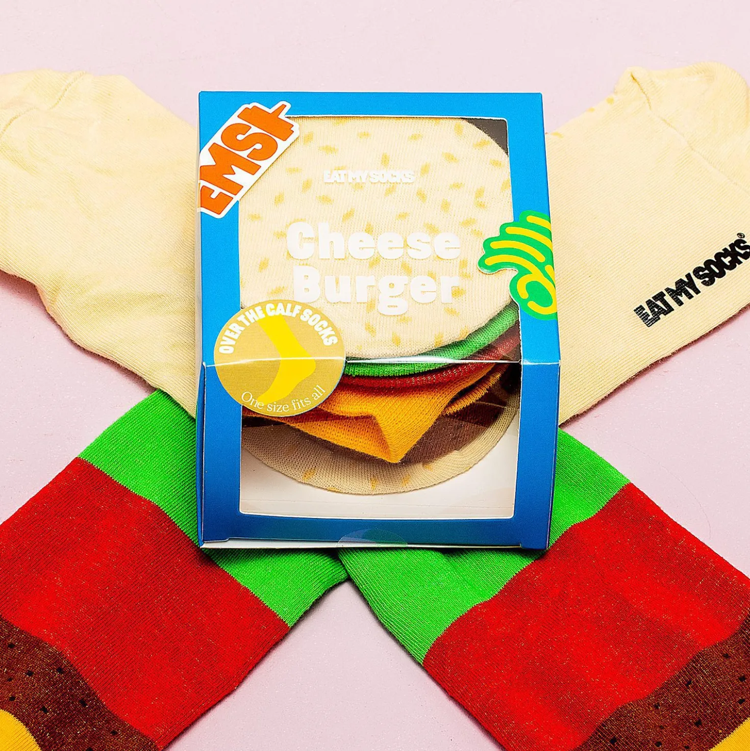Cheeseburger sokken
