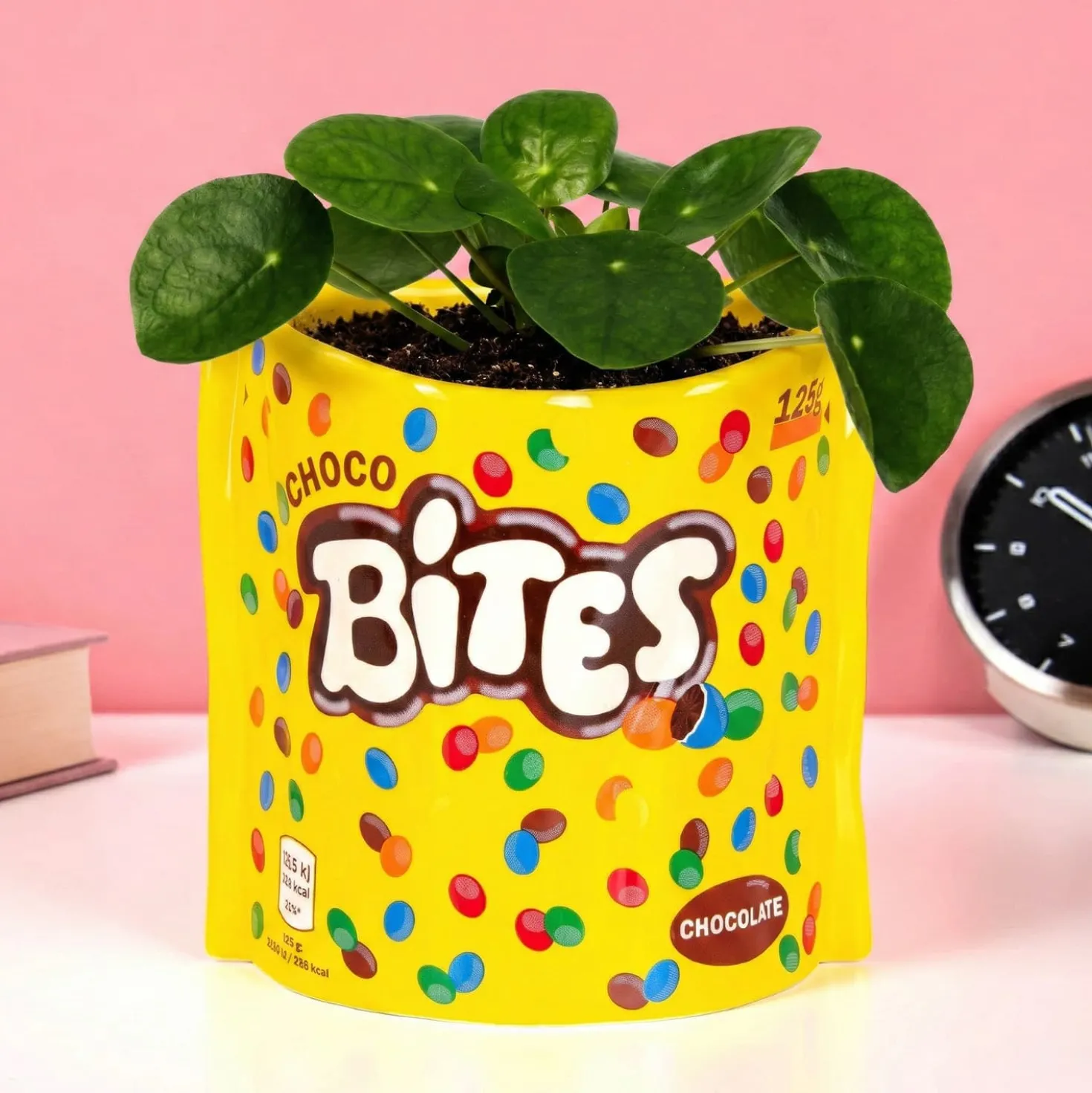 Chocoladepinda-zak bloempot