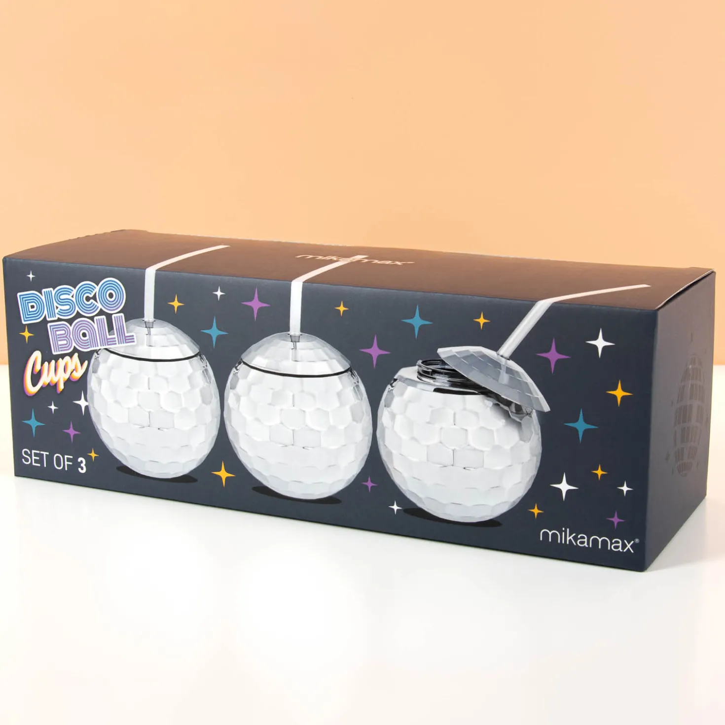 Discobal drankglazen (set van 3)