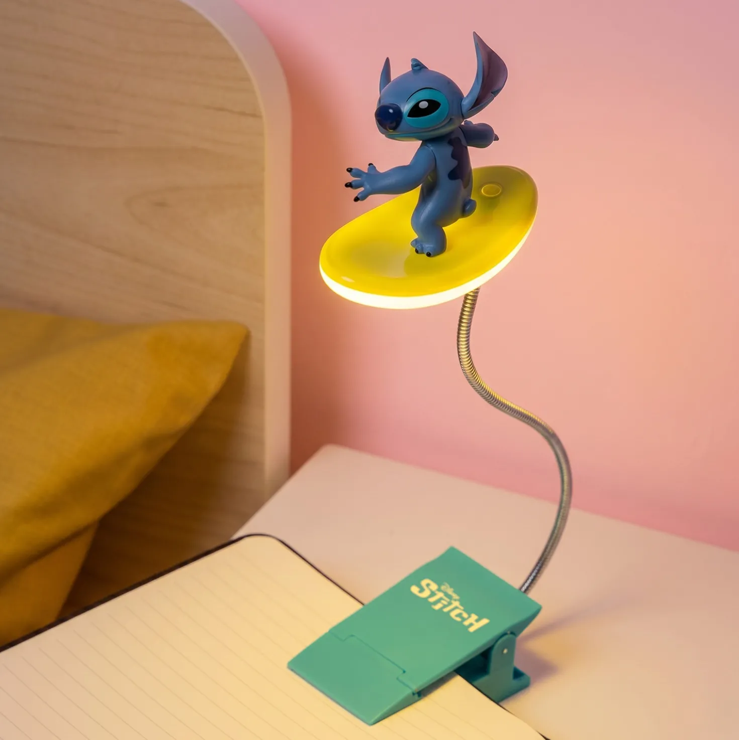 Disney Surfende Stitch leeslampje