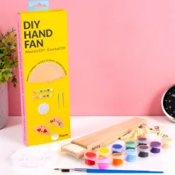 DIY houten waaier