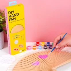 DIY houten waaier