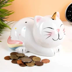 Eenhoorn kat spaarpot