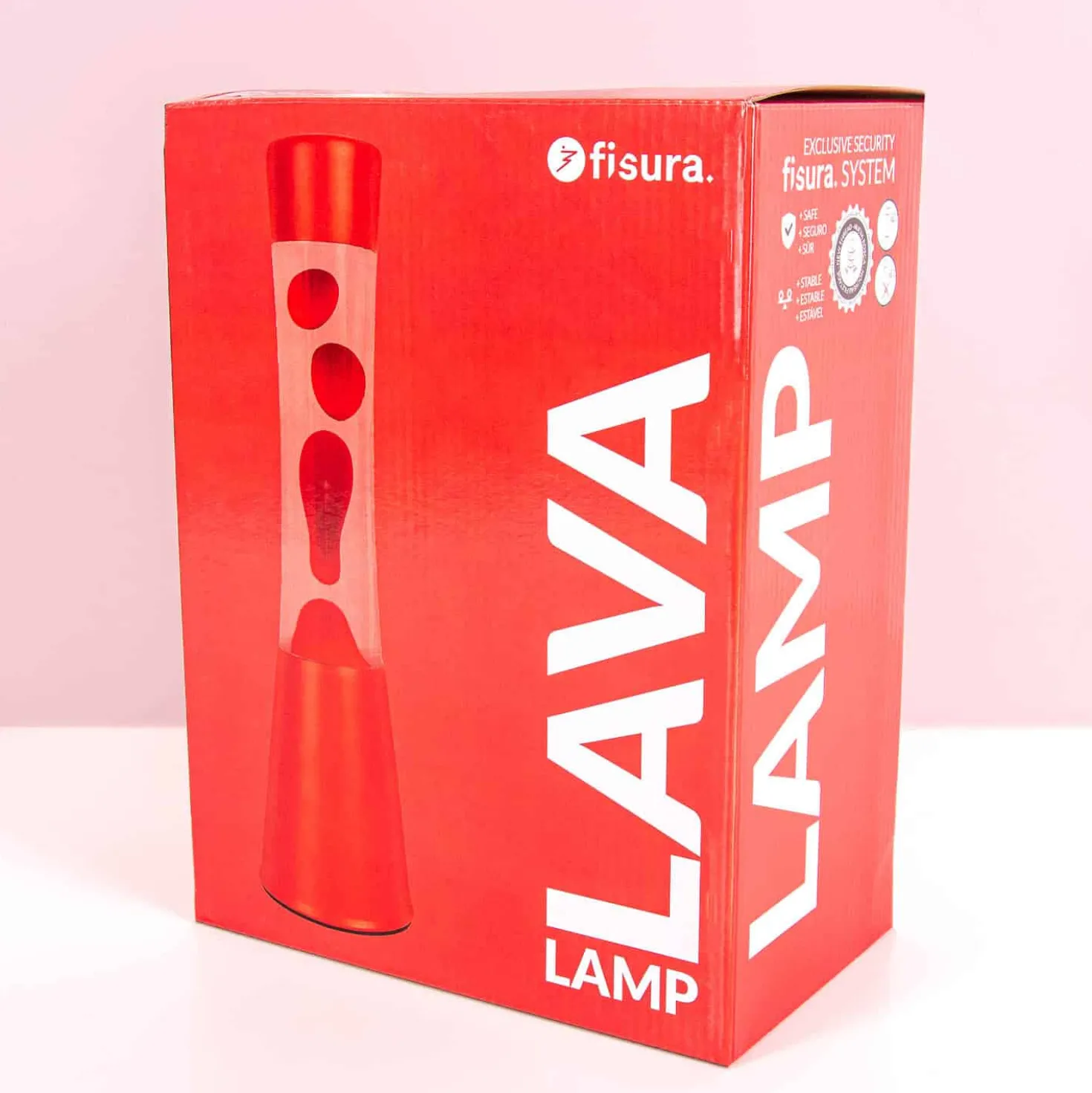 Effen matte lavalamp