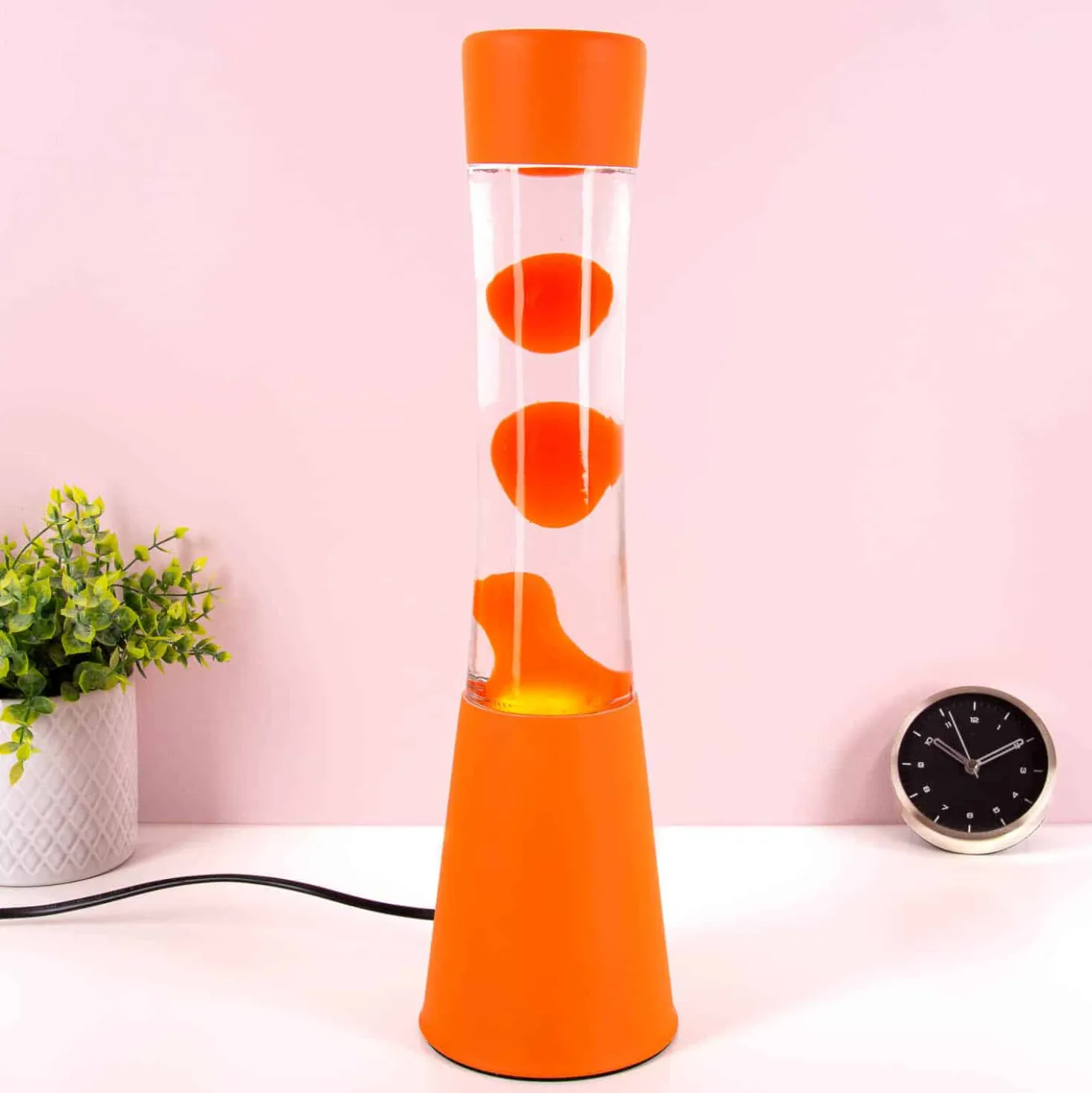 Effen matte lavalamp