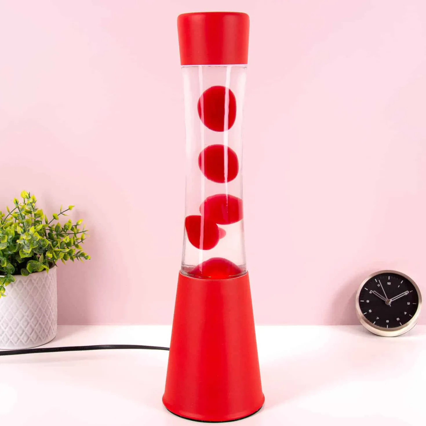 Effen matte lavalamp