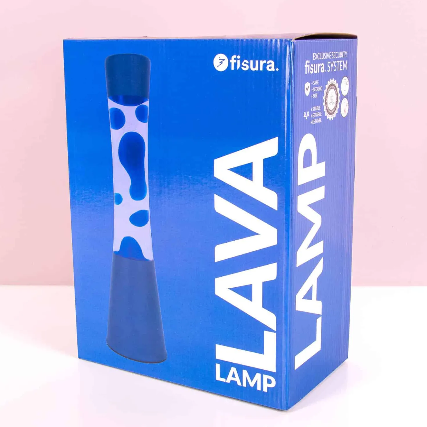 Effen matte lavalamp