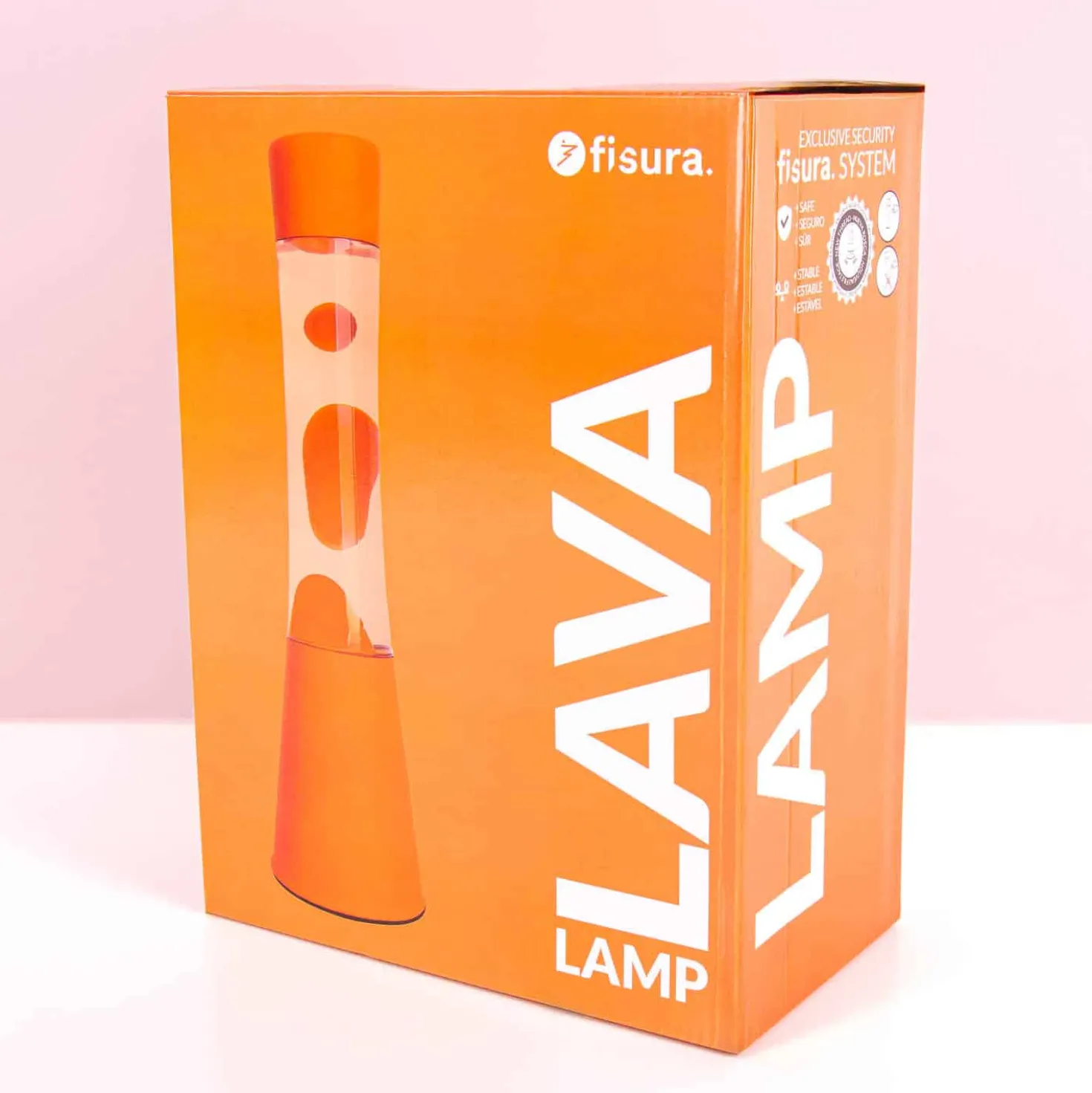 Effen matte lavalamp