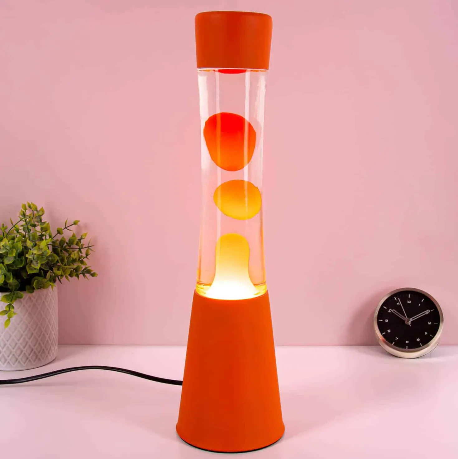 Effen matte lavalamp