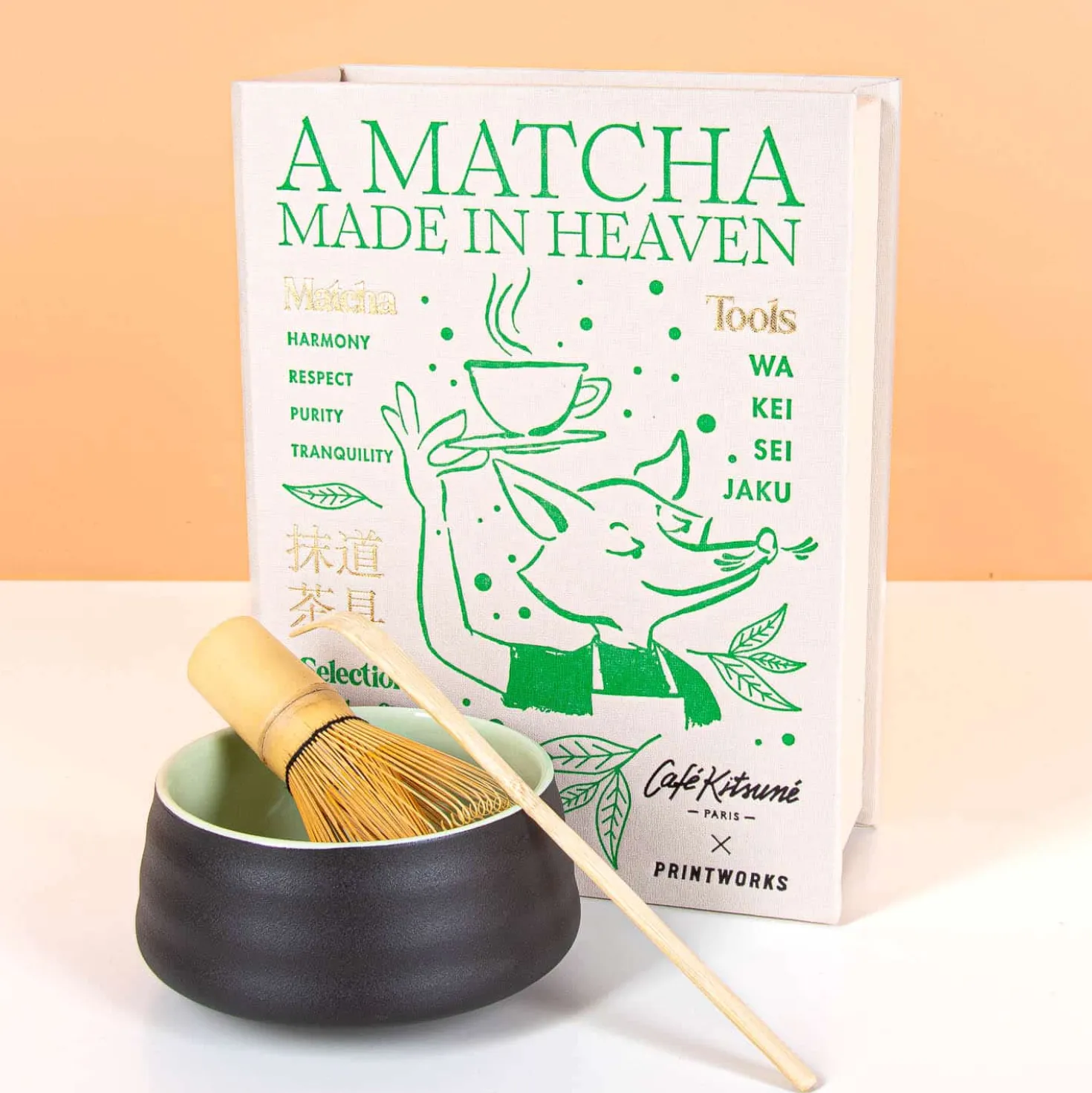 Essentials boek met matcha tools