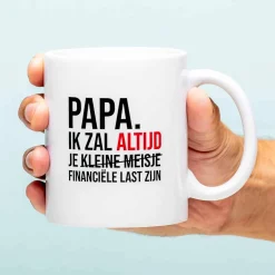 Financiële last mok