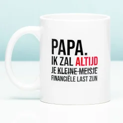 Financiële last mok