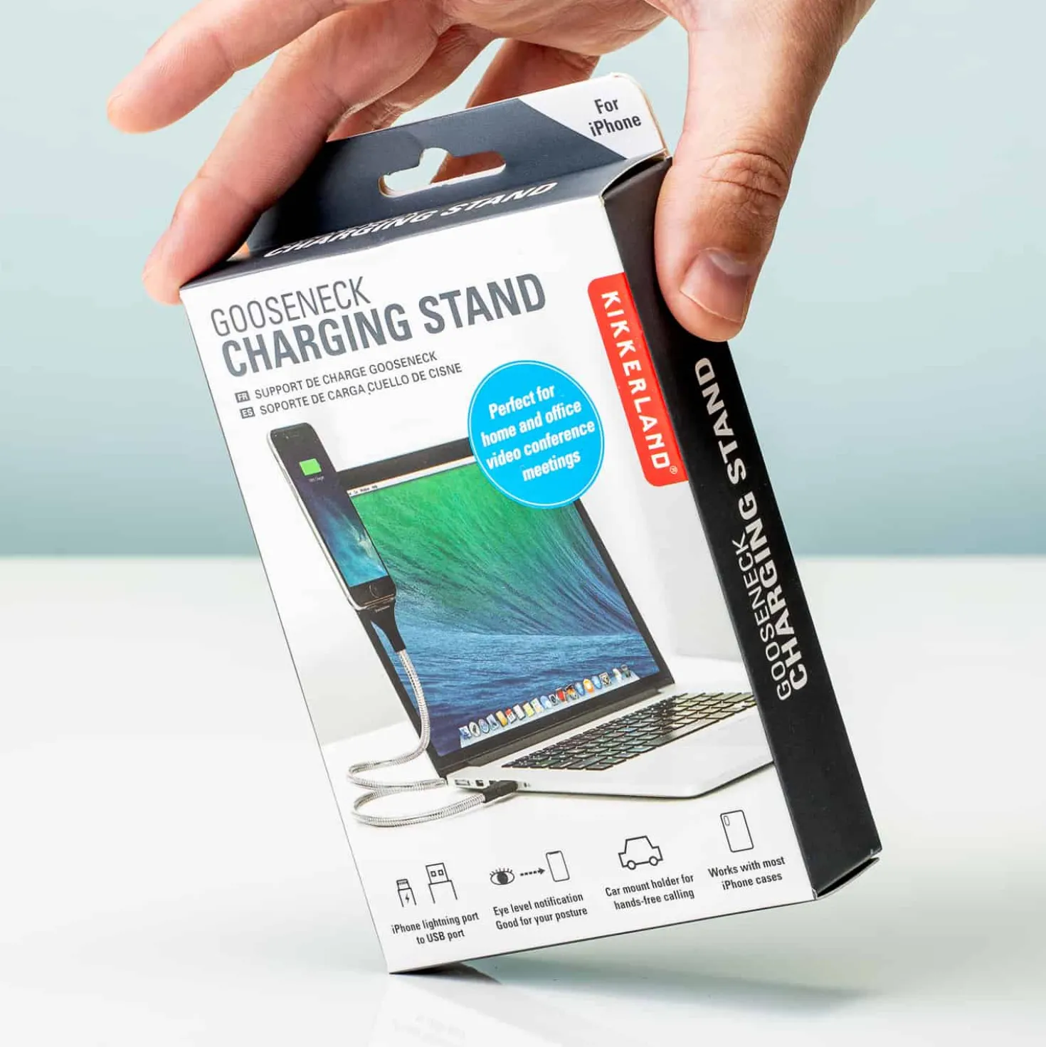 Flexibele staande iPhone lader