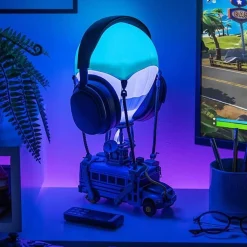 Fortnite Battle Bus koptelefoonhouder en lamp