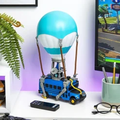 Fortnite Battle Bus koptelefoonhouder en lamp