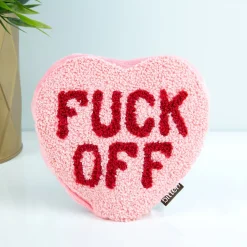 Fuck Off hart warmtekussen