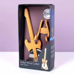 Gitaar pizzawiel met standaard