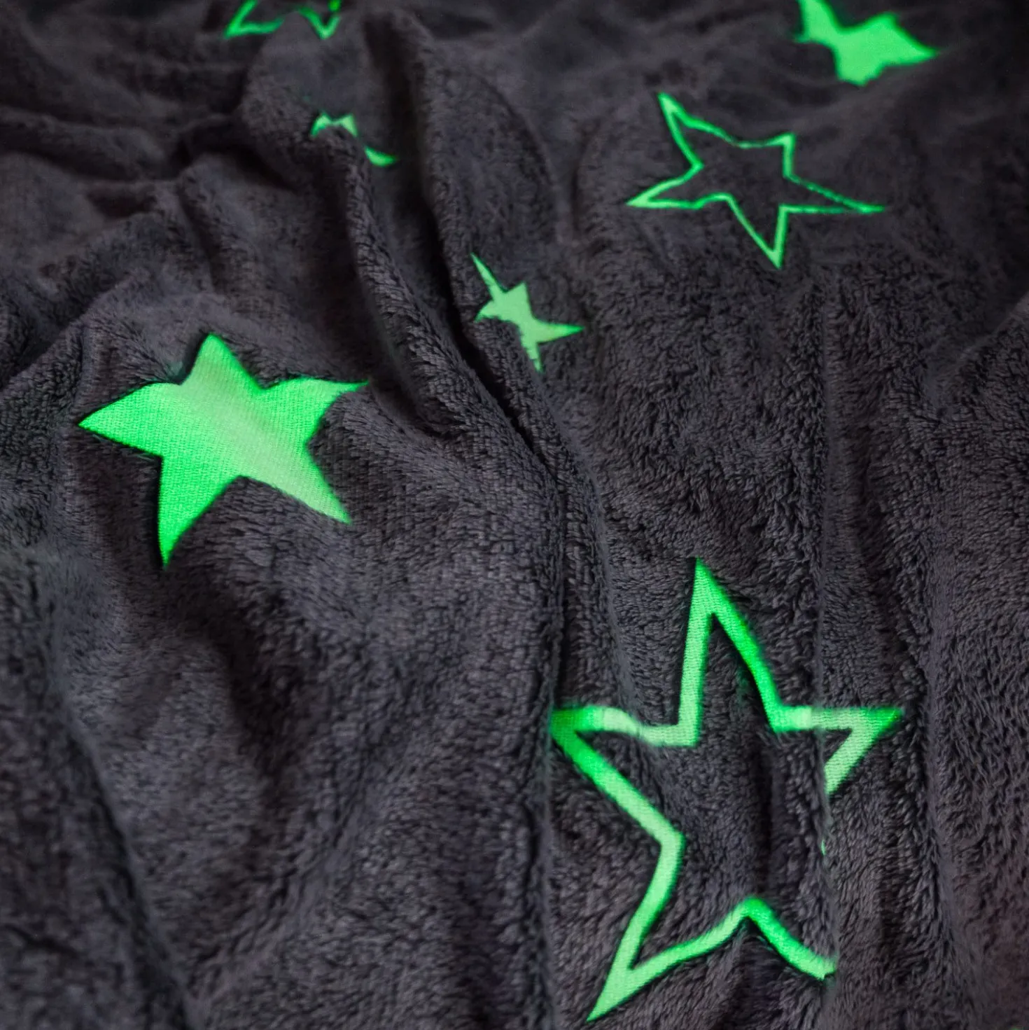 Glow in the dark fleecedeken