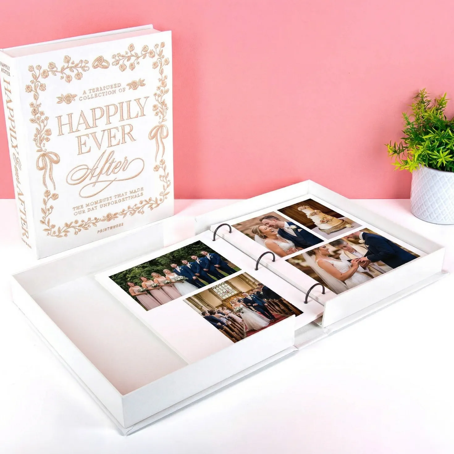 Happily Ever After geborduurd trouwalbum
