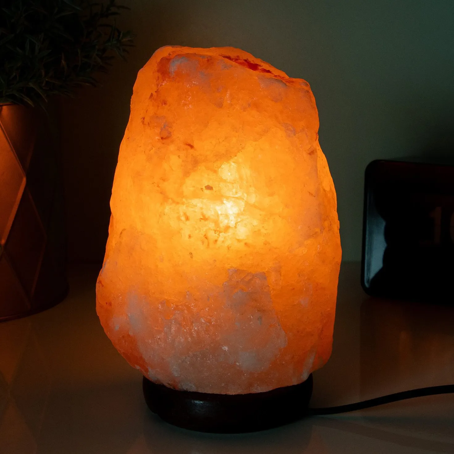 Himalaya zoutlamp met dimmer