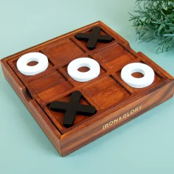 Houten kruisje nulletje spel