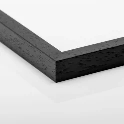 Houten lijst – Zwart 42 x 59,4 cm (A2)