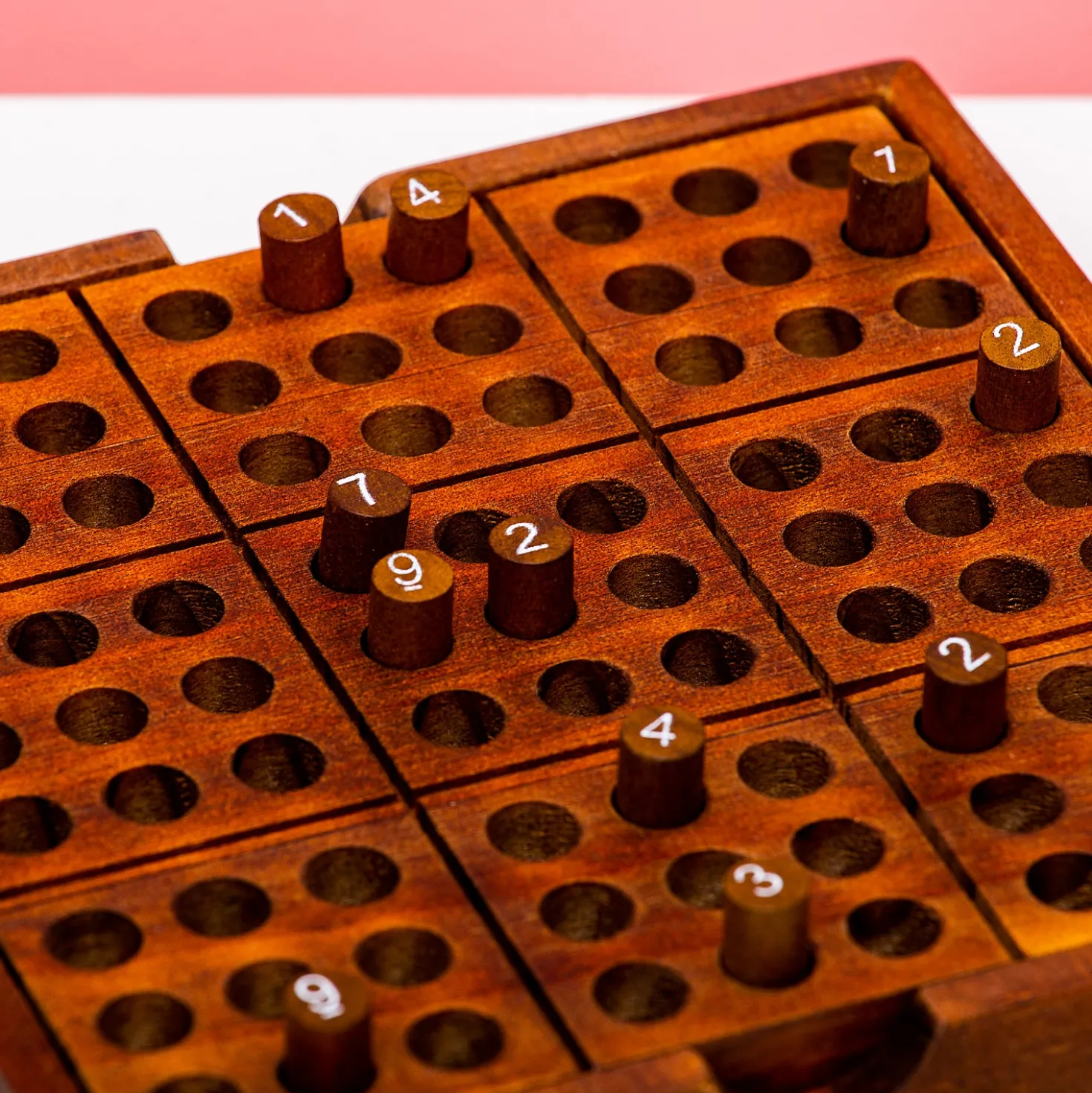 Houten sudoku spel