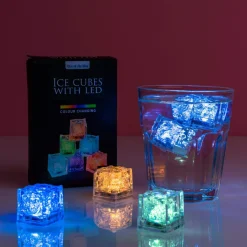 IJsblokjes met ledverlichting (set van 6)