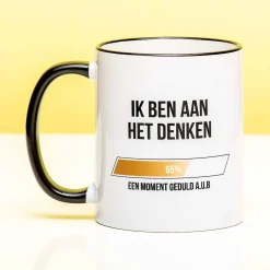 Ik ben aan het denken mok