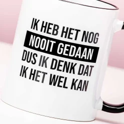 Ik heb het nog nooit gedaan mok