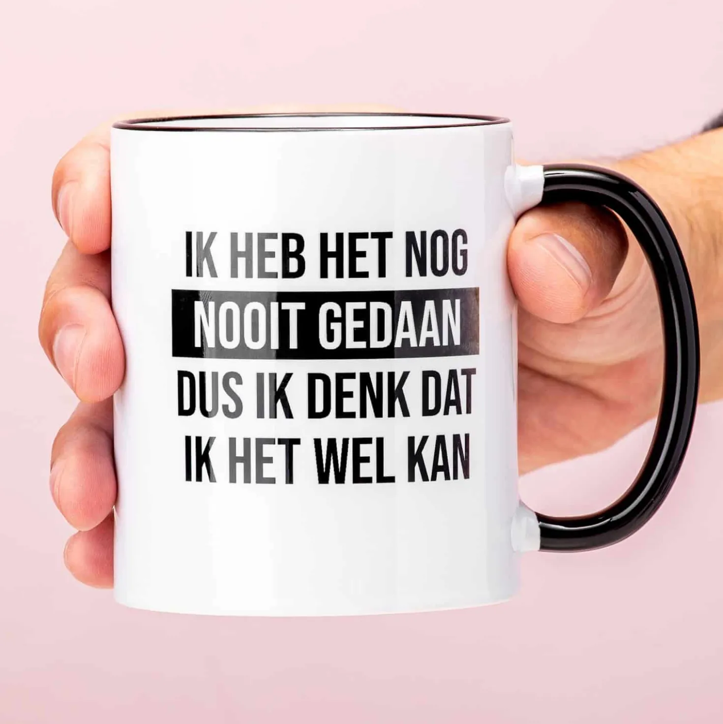 Ik heb het nog nooit gedaan mok