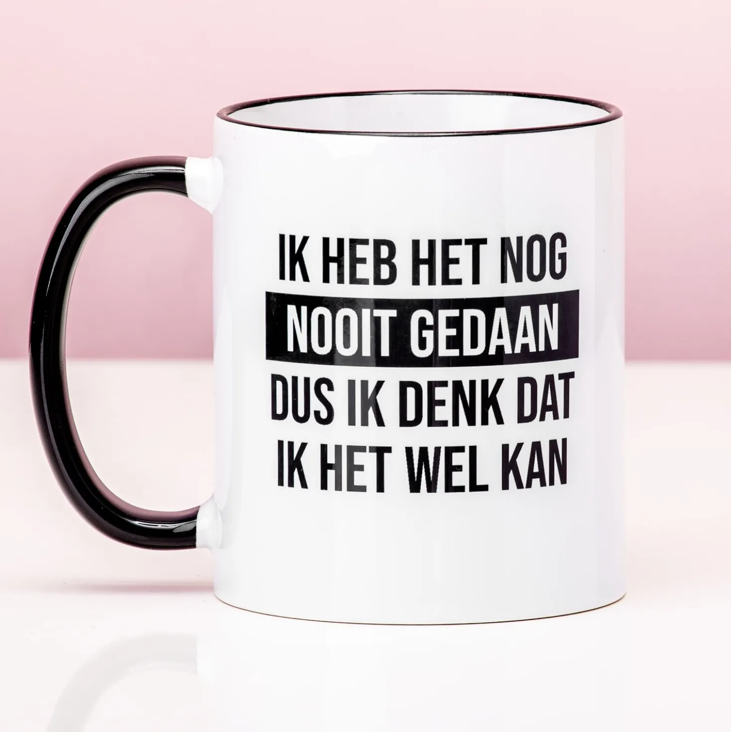 Ik heb het nog nooit gedaan mok