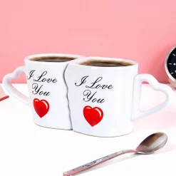 I Love You cadeauset met twee mokken