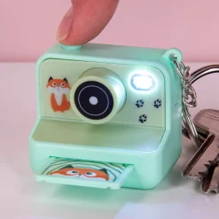 Instant camera sleutelhanger met foto